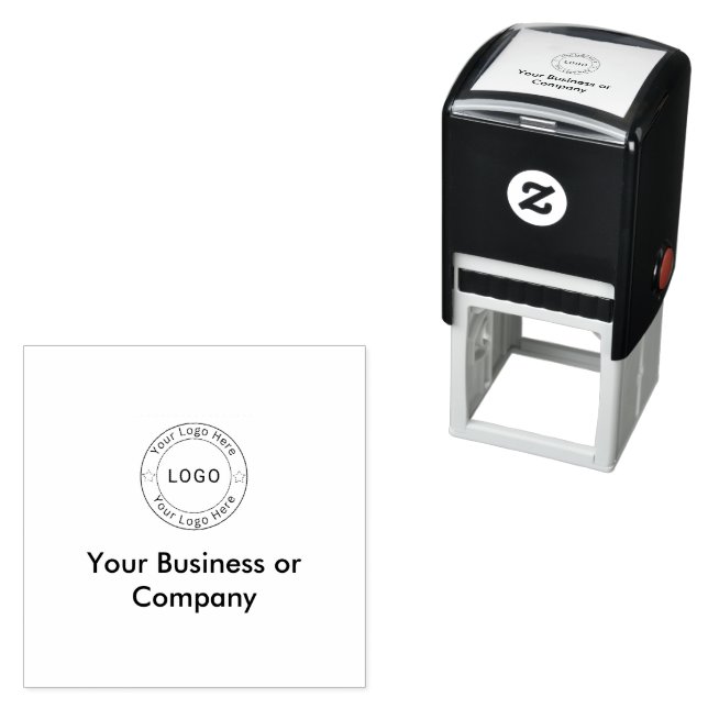Your Business Logo Custom Self-inking Stamp (In Situ)