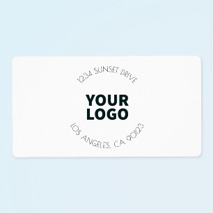 Your Business Logo & Custom Text Black