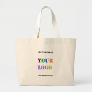 Your Business Logo Custom Text Company Tote Bag