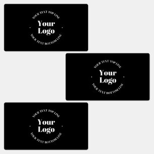 Your Business Logo & Customisable Text Template