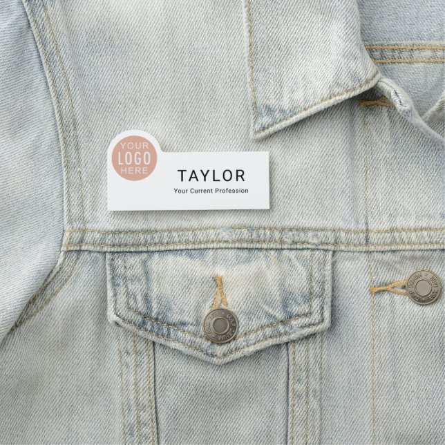 Your Business Logo Employees Conference Name Tag (In Situ)