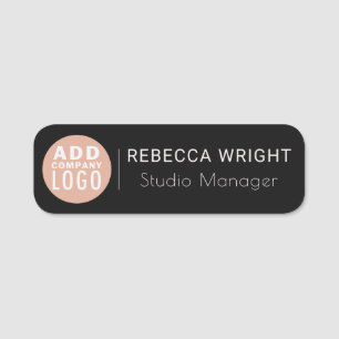 Your Business Logo Employees Magnetic Name Tag