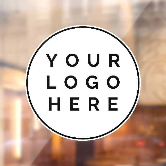 Your Business Logo Here Black Circle (Sheet 2)