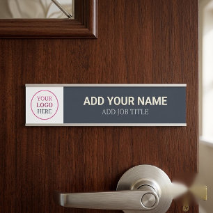 Your Business Logo Here Hangling Name Plate