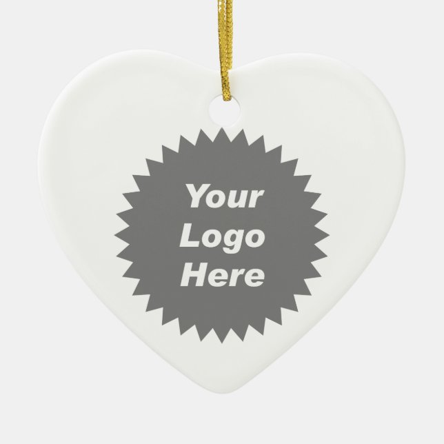 Your business logo here promo ceramic tree decoration (Front)