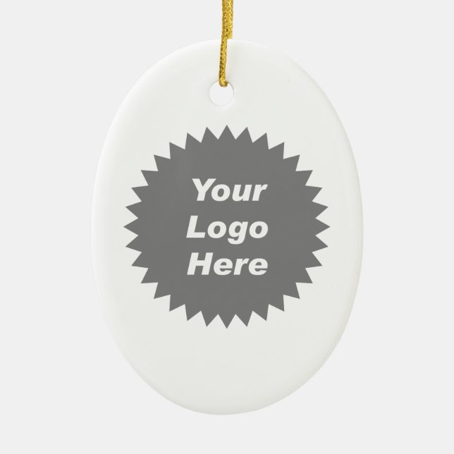 Your business logo here promo ceramic tree decoration (Front)