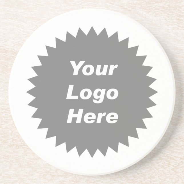Your business logo here promo coaster (Front)