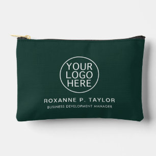 Your Business Logo Minimalist Corporate Employees Accessory Pouch