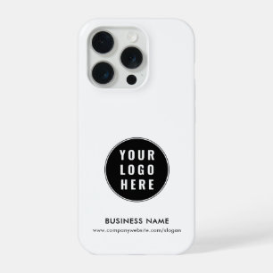 Your Business Logo Minimalist Promotional Custom iPhone 15 Pro Case