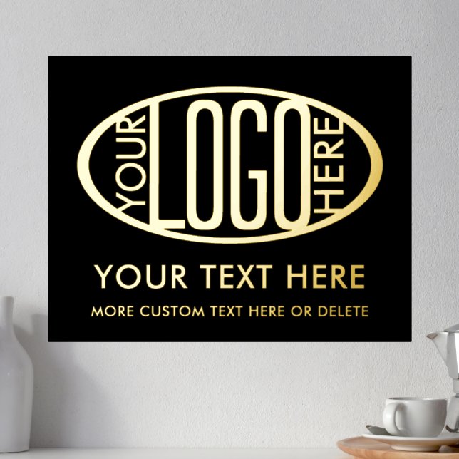 Your Business Logo Modern Company Promotional Foil Prints (In Situ (Counter 2))