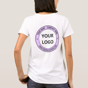 Your Business Logo Name Info Promotional T-Shirt