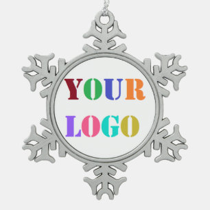 Your Business Logo Office Christmas Ornament Gift
