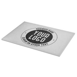 Your Business Logo or Design Bold Editable Text Cutting Board