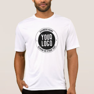 Your Business Logo or Design Bold Editable Text T-Shirt