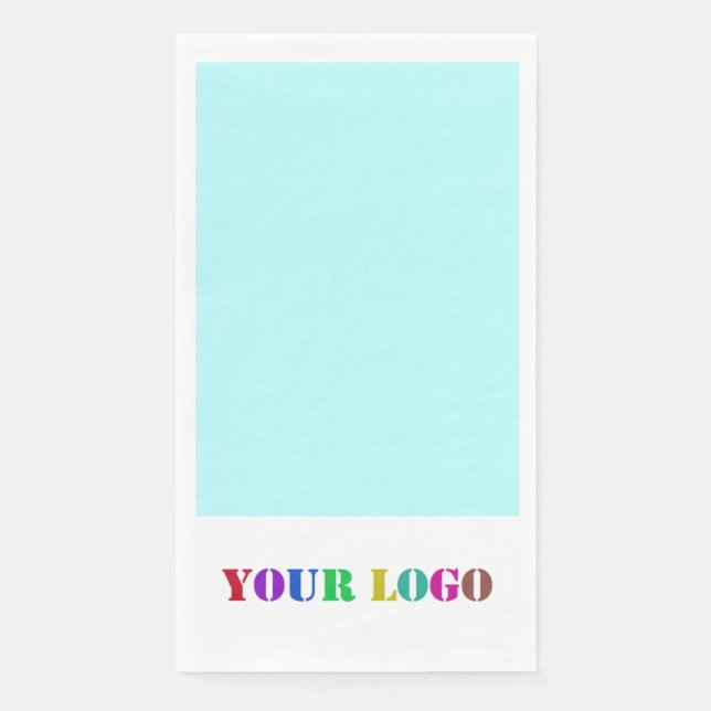 Your Business Logo Paper Guest Towels Custom Colou Napkin (Front)