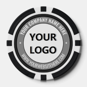 Your Business Logo Poker Chips Example Custom Text