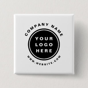 Your Business Logo Promotional Business Company 15 Cm Square Badge