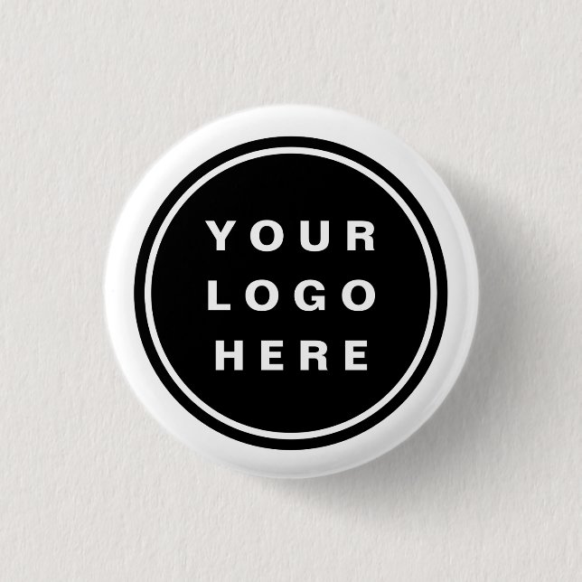 Your Business Logo Promotional Business Company 3 Cm Round Badge (Front)