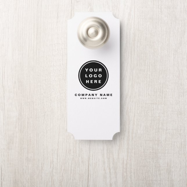 Your Business Logo Promotional Business Company Door Hanger (On Knob)