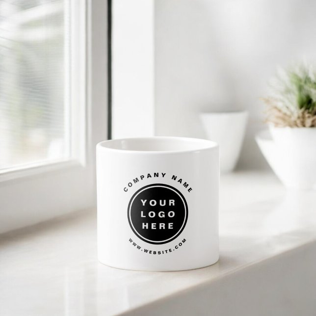 Your Business Logo Promotional Business Company Espresso Cup (Creator Uploaded)