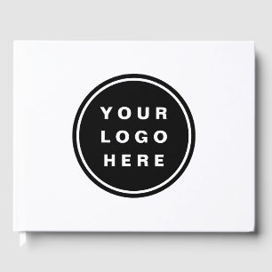 Your Business Logo Promotional Business Company Guest Book