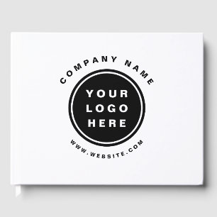 Your Business Logo Promotional Business Company Guest Book