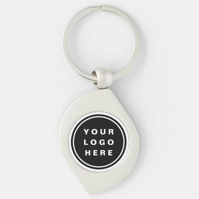 Your Business Logo Promotional Business Company Key Ring (Front)