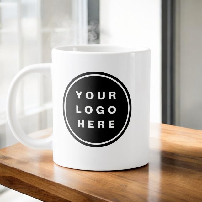 Your Business Logo Promotional Business Company Large Coffee Mug (Creator Uploaded)
