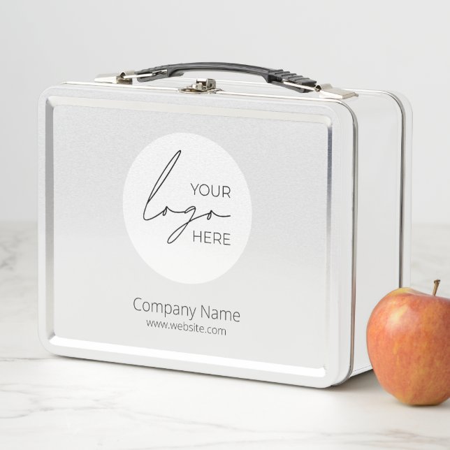 Your Business Logo Promotional Business Company Metal Lunch Box (In Situ)