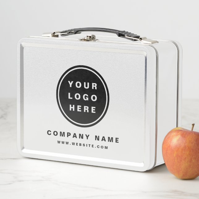 Your Business Logo Promotional Business Company Metal Lunch Box (In Situ)