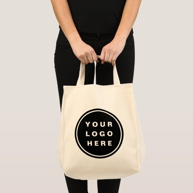 Your Business Logo Promotional Business Company Tote Bag (Front (Product))