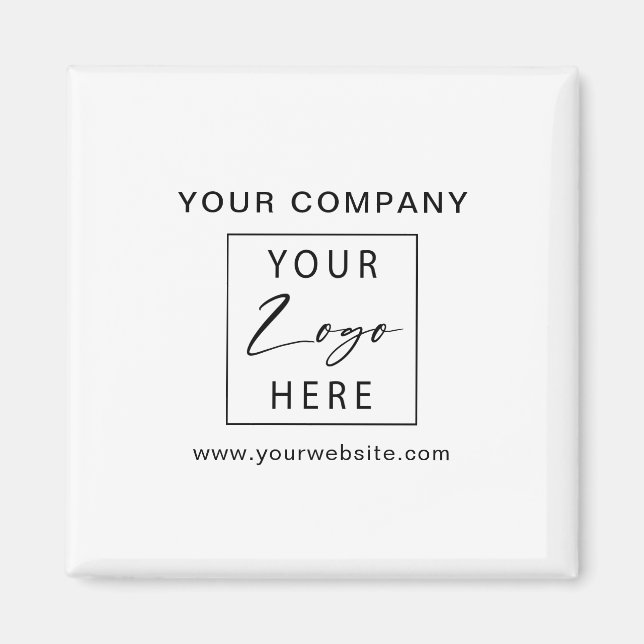 Your Business Logo Promotional Magnet (Front)