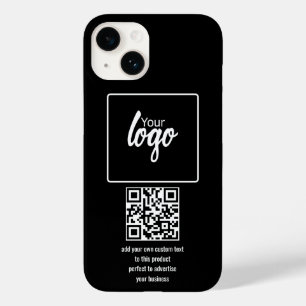 Your Business Logo QR Code and Text Case-Mate iPhone 14 Case