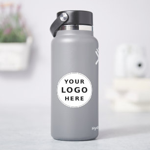 Your Business Logo Simple Minimalist Water Bottle