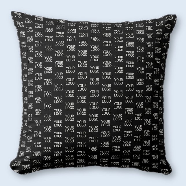 Your Business Logo | Stylish Half Step Pattern Cushion (Creator Uploaded)