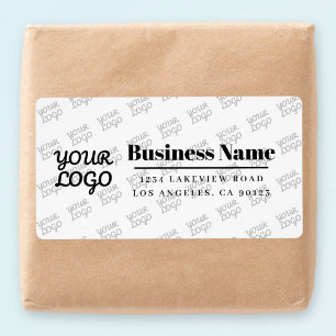 Your Business Logo Tiled Modern Return Address