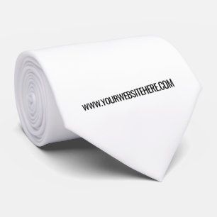 Your Business Logo Website Neck Tie Template