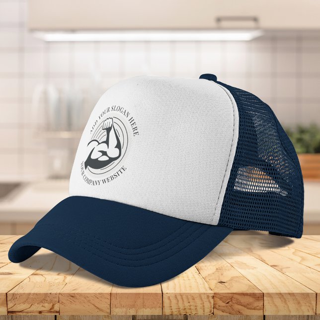 Your Business Logo Work Employee Trucker Hat (Your Business Logo Work Employee Trucker Hat)