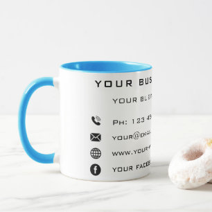Your Business Mug Name Website Company Promotional