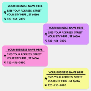 Your Business Name Address Labels Example