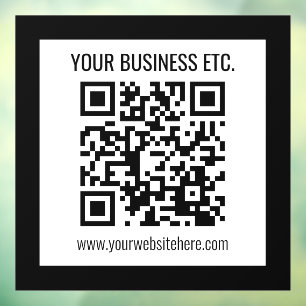 Your Business Name & Editable QR Code