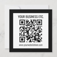 Your Business Name & Editable QR Code