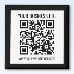 Your Business Name & Editable QR Code Magnet<br><div class="desc">Simply add your website addresses URL to instantly create a scannable QR code.</div>