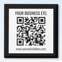 Your Business Name & Editable QR Code