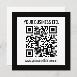 Your Business Name & Editable QR Code Programme