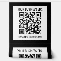 Your Business Name & Editable QR Code