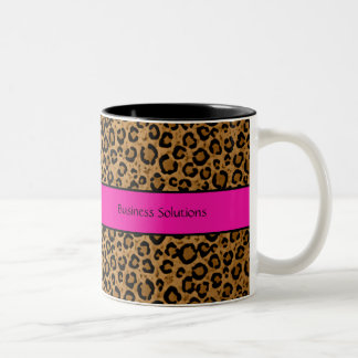 Your Business Name Leopard Coffee Mug