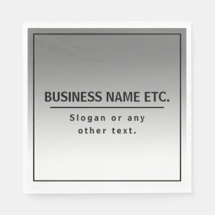 Your Business Name or Brand Etc. Napkin