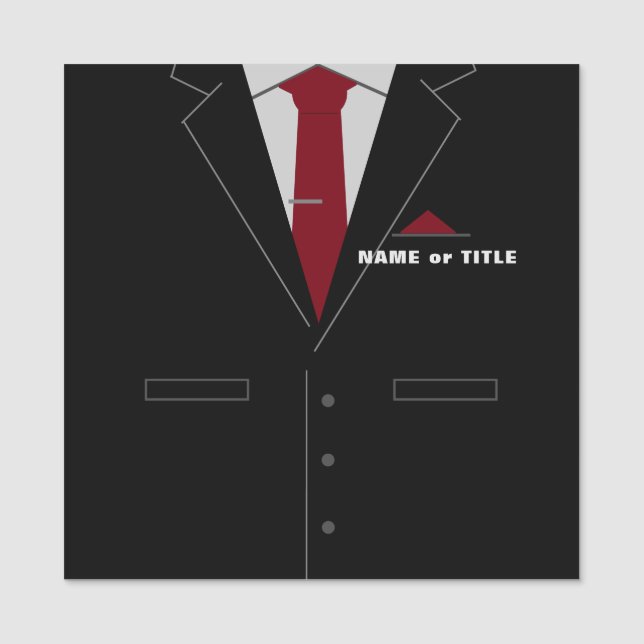 Your Business Name Tag Personalised Badge (Front)