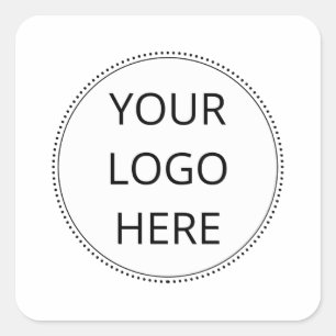 Your Business Or Company Logo Square Sticker